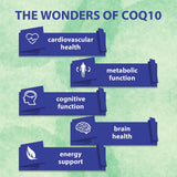 Mistaccy CoQ10 Ubiquinol softgels with Vitamin E and Omega-3