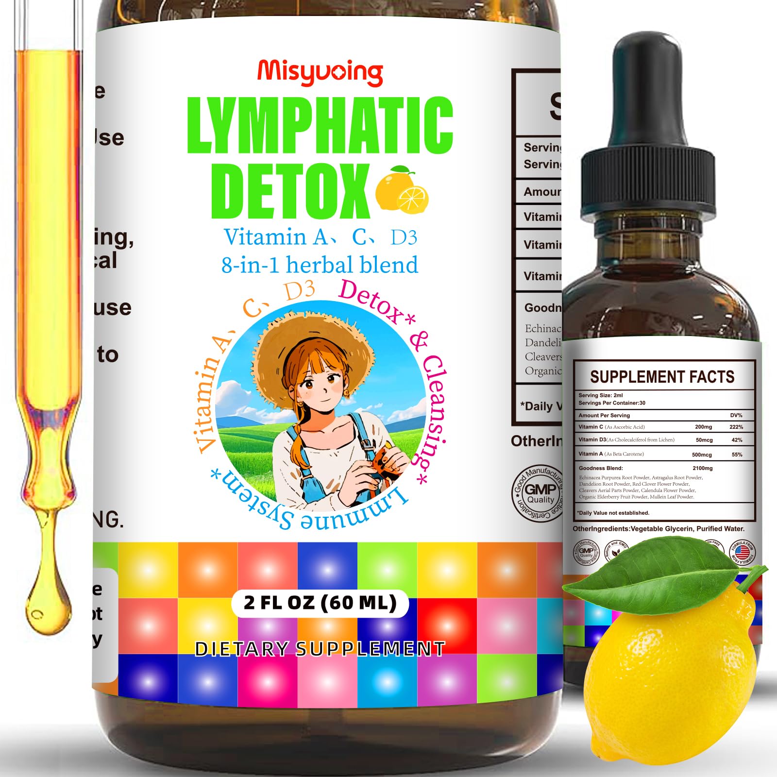 Misyvoing Echinacea Herbal Supplement 141g front view