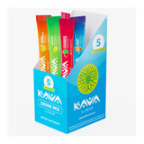 Mitra9 Kava Kava Drink Mix stick pack opened with powder visible