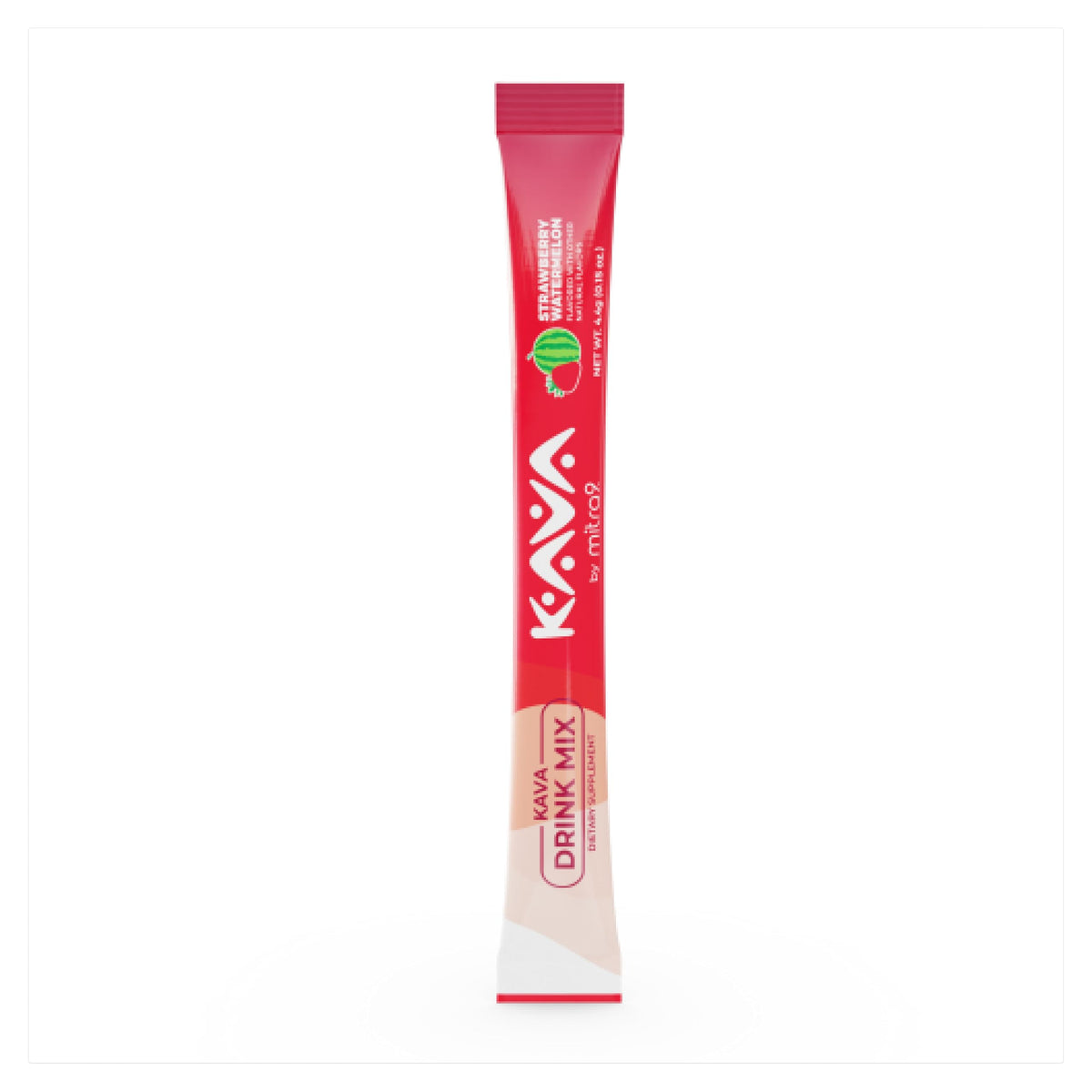 Mitra9 Kava Kava Drink Mix Strawberry Watermelon packaging front view