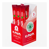 Mitra9 Kava Kava Drink Mix Strawberry Watermelon stick pack open with powder