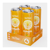 Mitra9 Kava Kava Seltzer can side view showcasing nutritional information