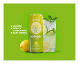 Mitra9 Kava Seltzer can in a social setting