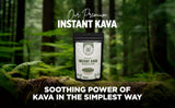 MITRAMAN BOTANICALS Instant Kava Kava 23g on a kitchen counter