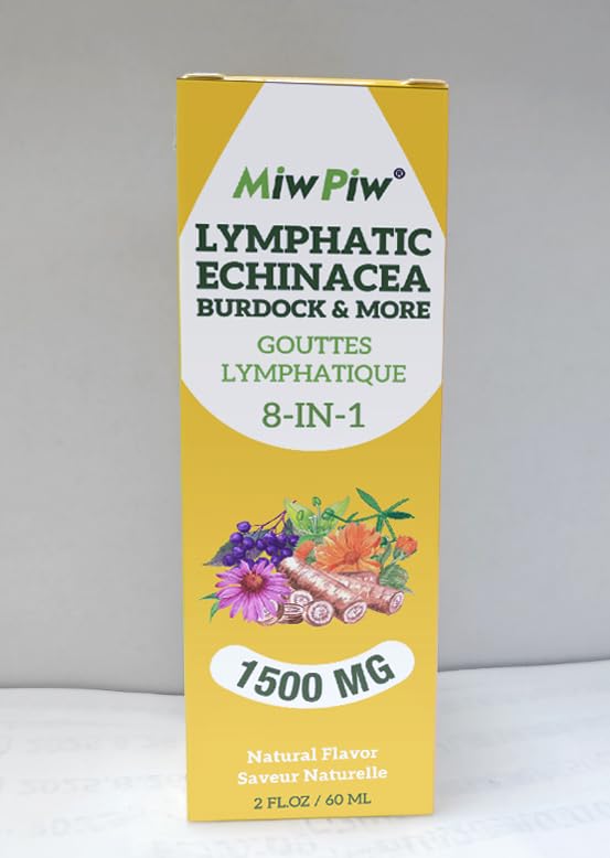 Miw Piw Lymphatic Drainage Drops 30ml ingredients list