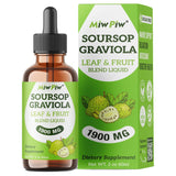 Miw Piw Soursop Blend Liquid front view with packaging