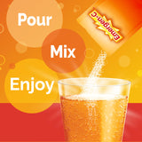 Mixing Emergen-C Vitamin C Powder in a glass of water