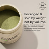 Mixing Sports Research Collagen Peptides with Matcha in a glass