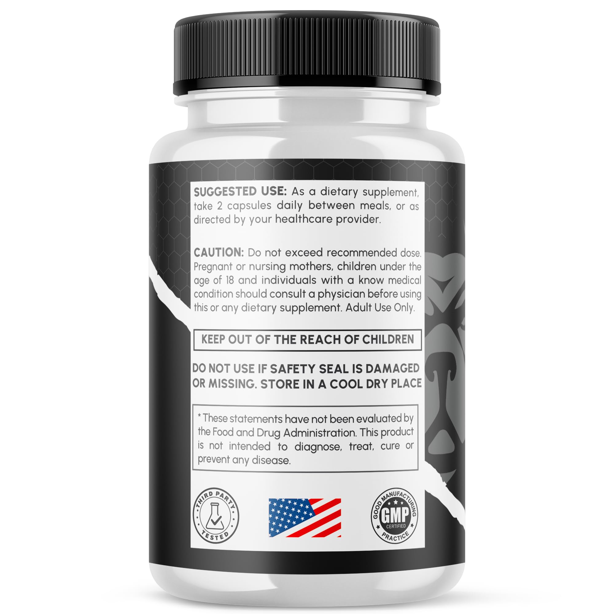 MJO Apex Force Capsules with a calendar marking daily use