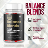 MJO Balance Blends Gummies back view with ingredients