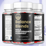MJO Balance Blends Gummies side view showing serving size