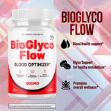 MJO BioGlyco Flow Capsules opened bottle with capsules