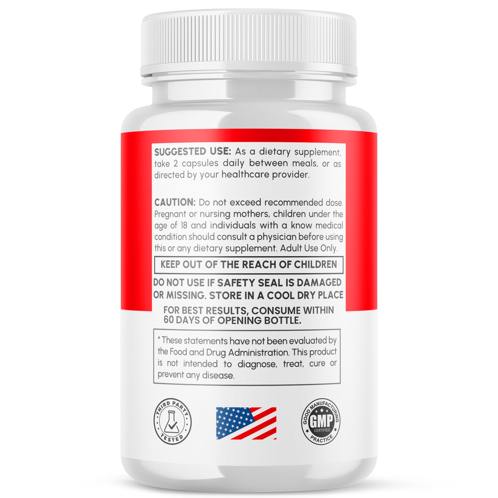 MJO Biosteady Capsules on a wooden table