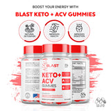 MJO Blast Keto Gummys 1000MG back view packaging