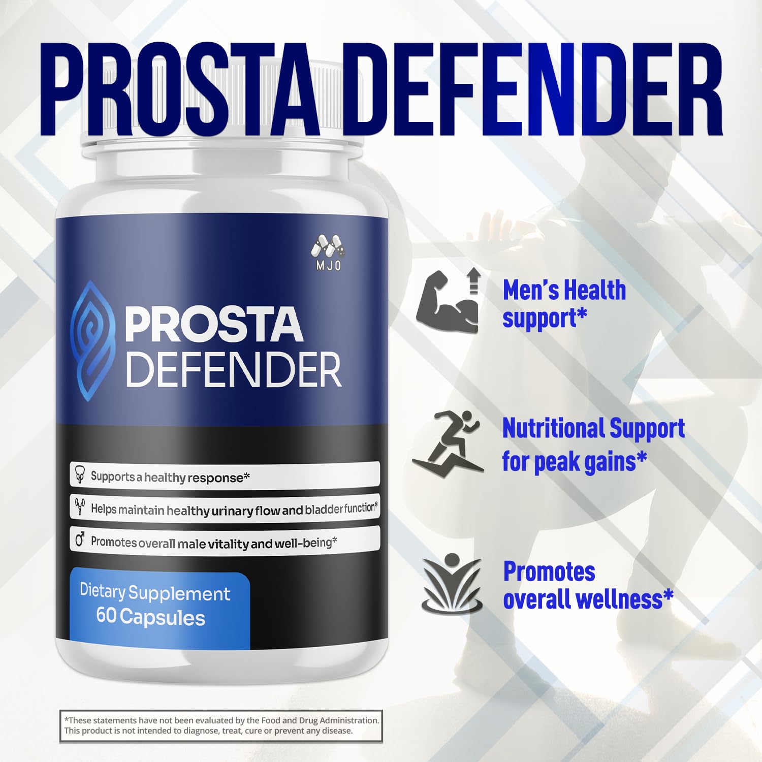 MJO Blended Vitamin & Mineral Supplement Capsules opened with a few capsules out