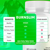 MJO Burn Slim Capsules bottle with cap open