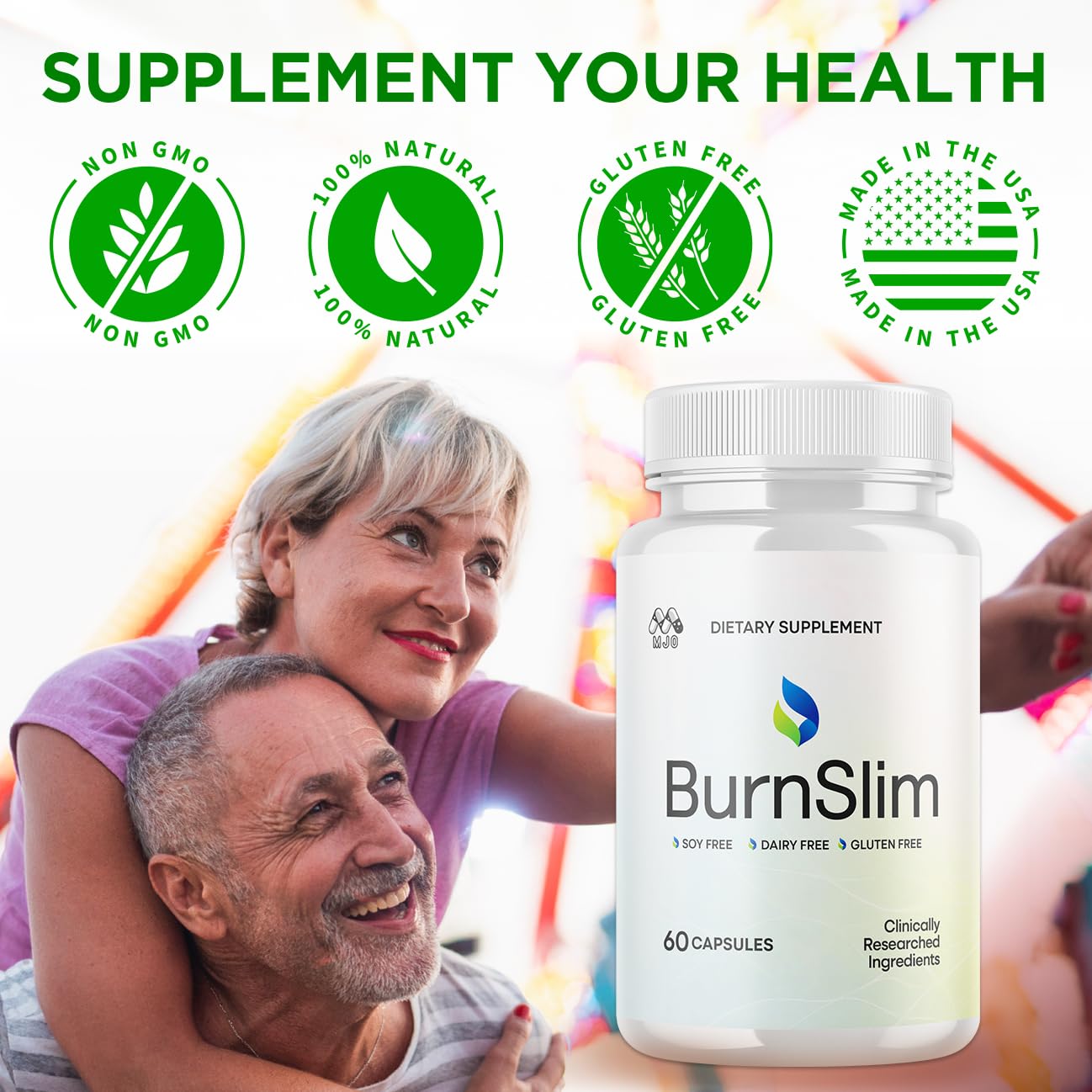 MJO Burnslim Capsules in a lifestyle setting