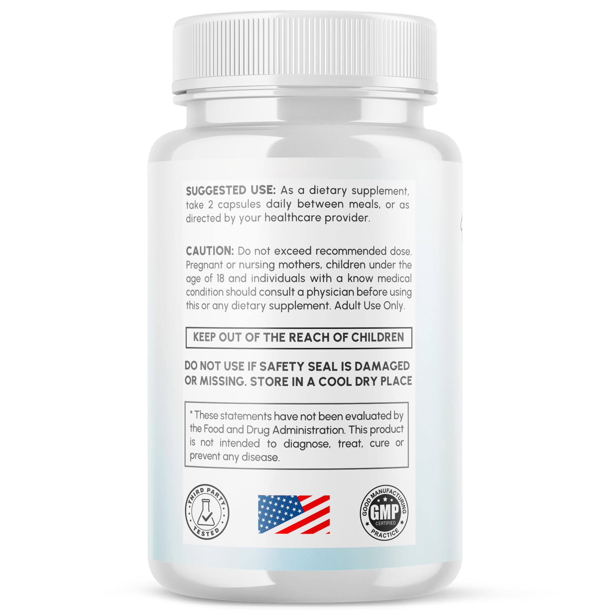 MJO Burnslim Capsules label detail and ingredients