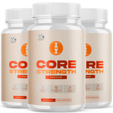 MJO Core Strength Capsules bottle front view with 30 servings