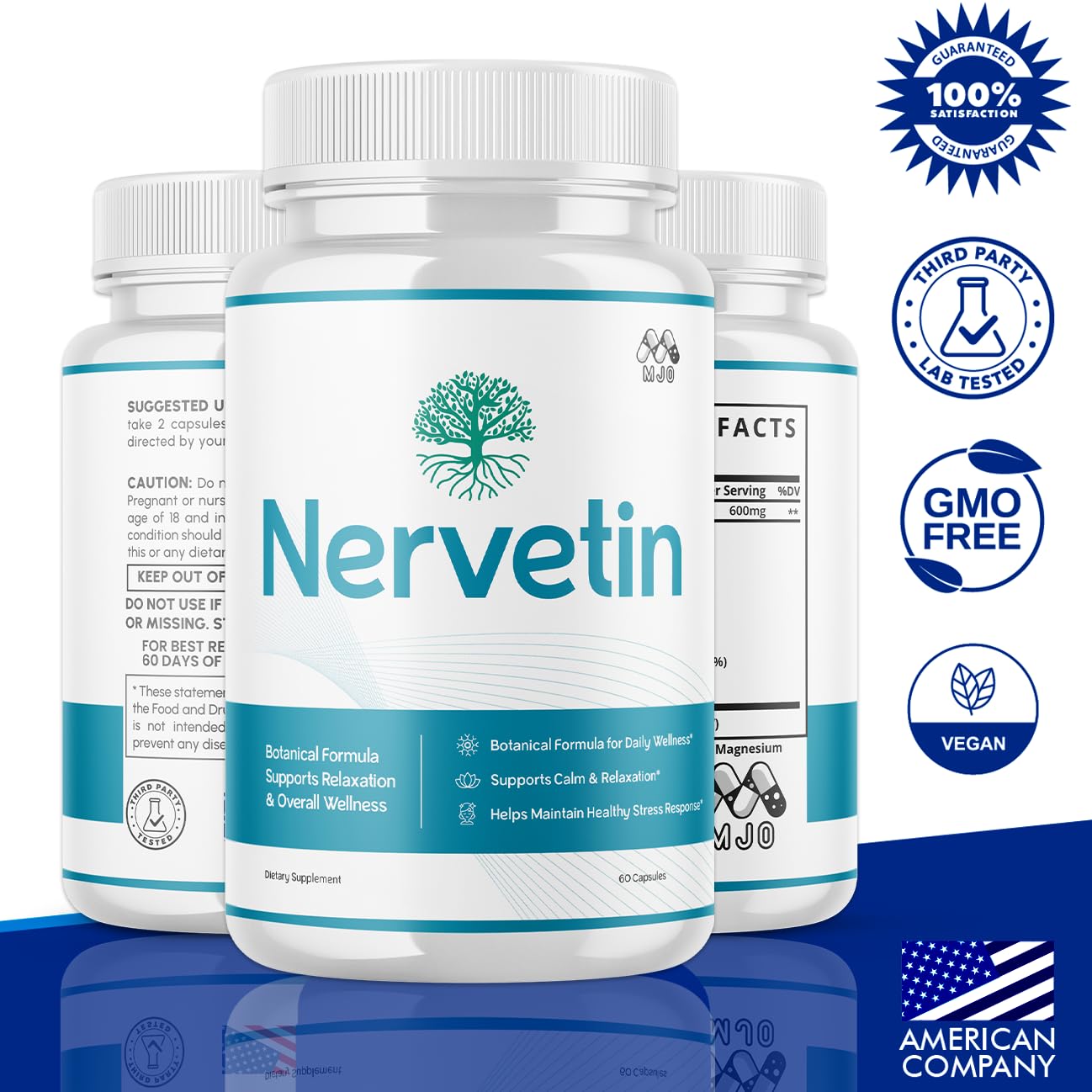 MJO Daily Wellness Supplement 85g back view