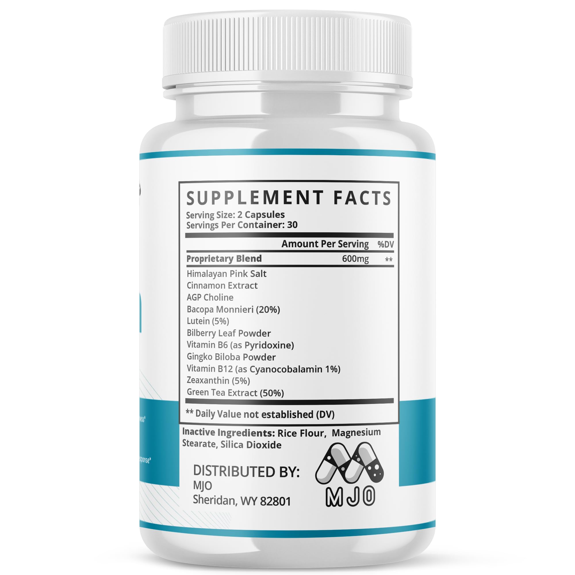 MJO Daily Wellness Supplement 85g serving suggestion
