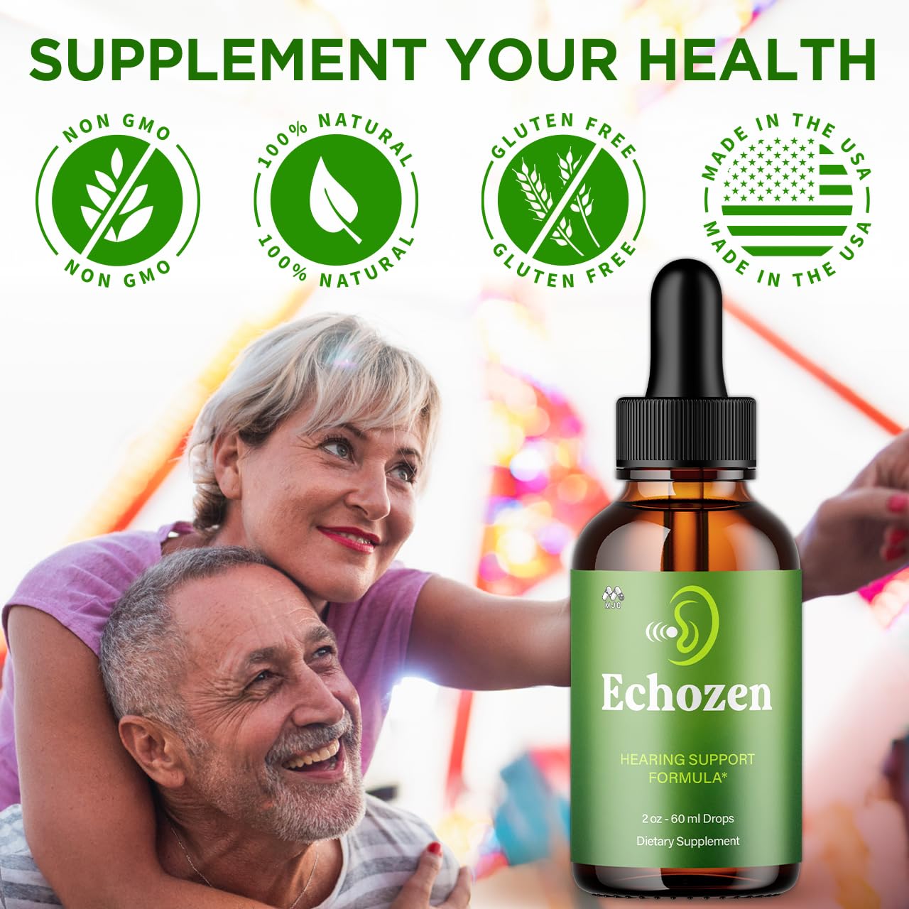 MJO Echozen Drops in lifestyle setting on a kitchen counter