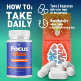 MJO Focus Max Capsules close-up of capsules in hand