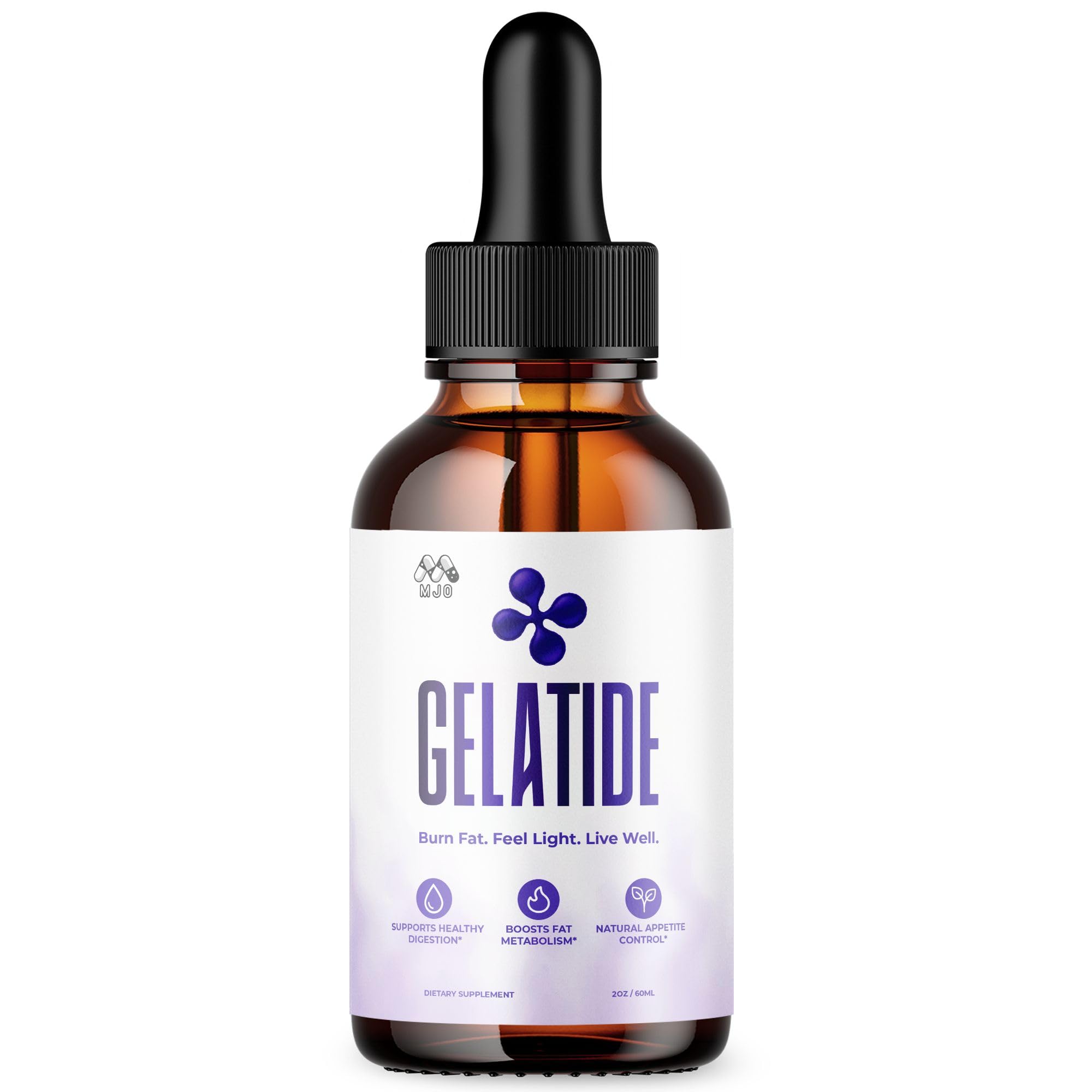 MJO Gelatide Drops front view with packaging