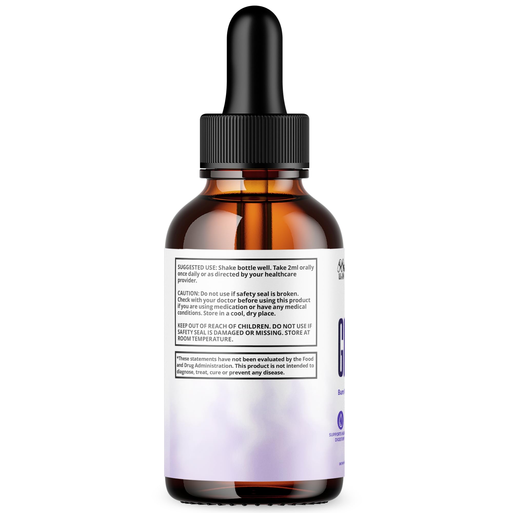 MJO Gelatide Drops side view highlighting serving size