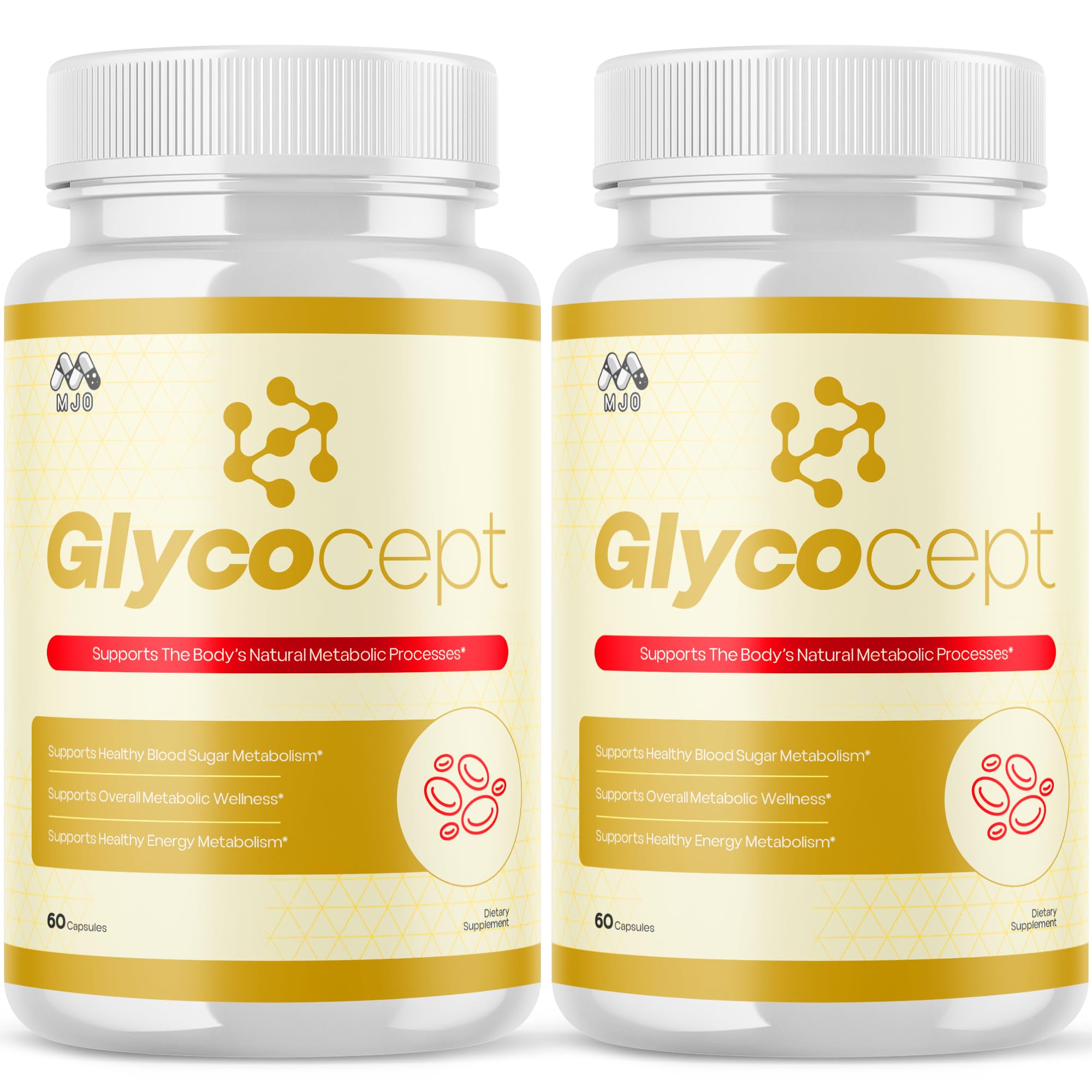 MJO Glycocept Capsules front view with packaging