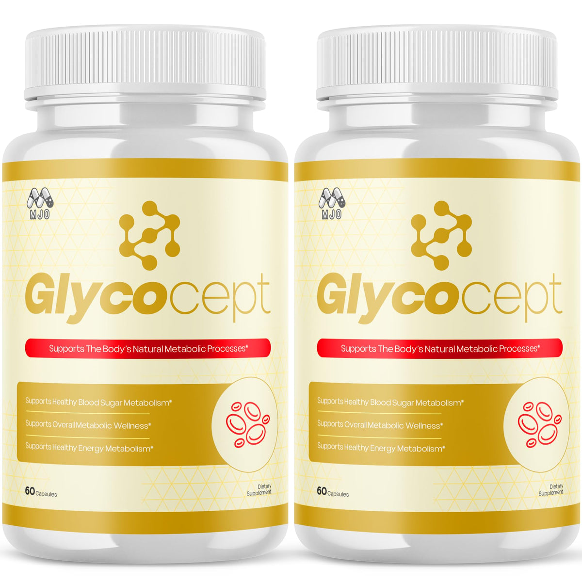 MJO Glycocept Capsules front view with packaging