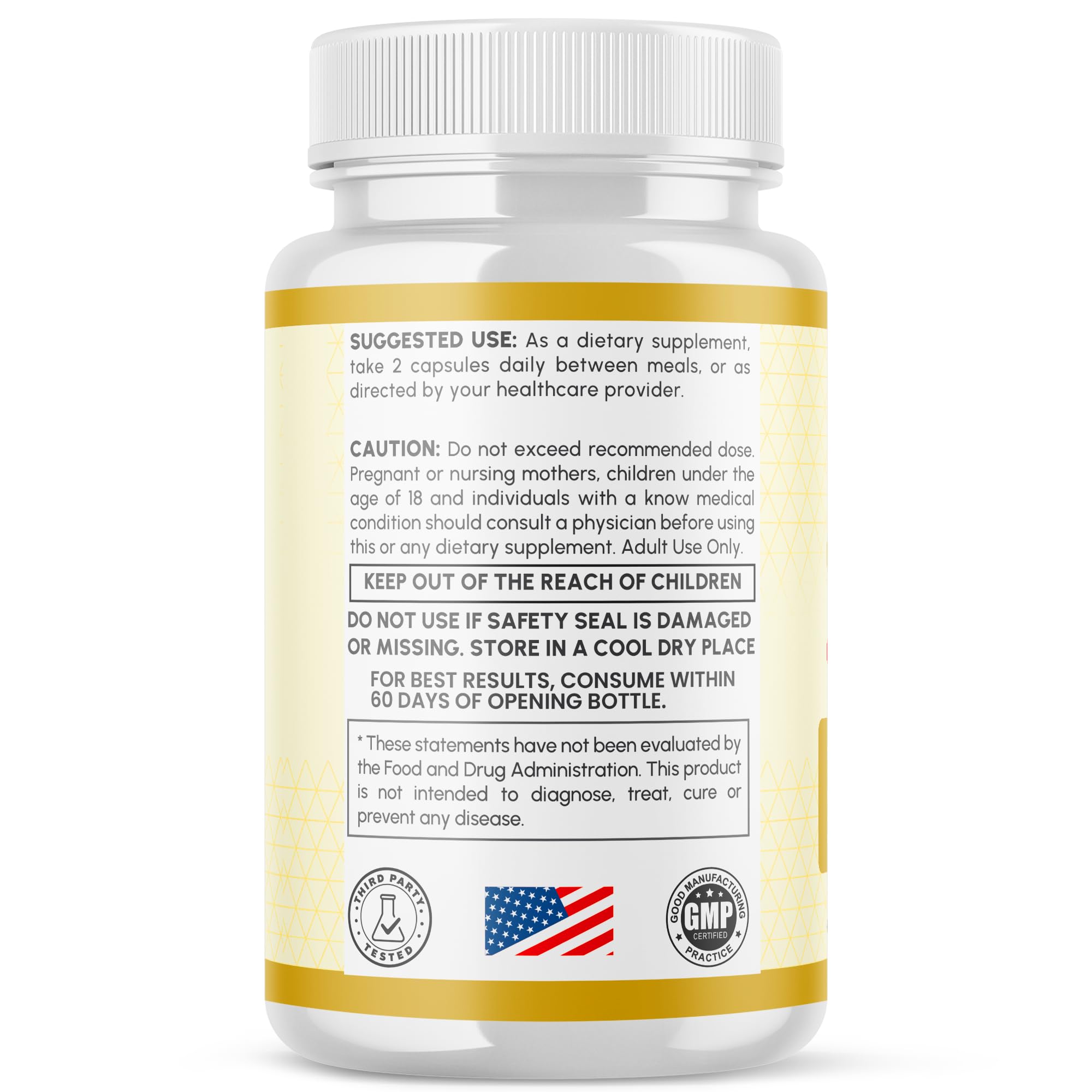 MJO Glycocept Capsules lifestyle scene with healthy foods