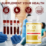 MJO Glycocept Capsules packaging showing dimensions