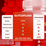 MJO GlycoFlush Capsules with capsules displayed