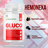 MJO HemoNexa Capsules open bottle showing capsules