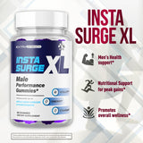 MJO Insta Surge XL Gummies bottle side view