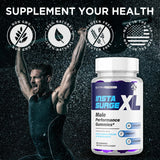 MJO Insta Surge XL Gummies with a measuring spoon