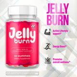 MJO Jelly Burn Gummies back view with nutrition facts