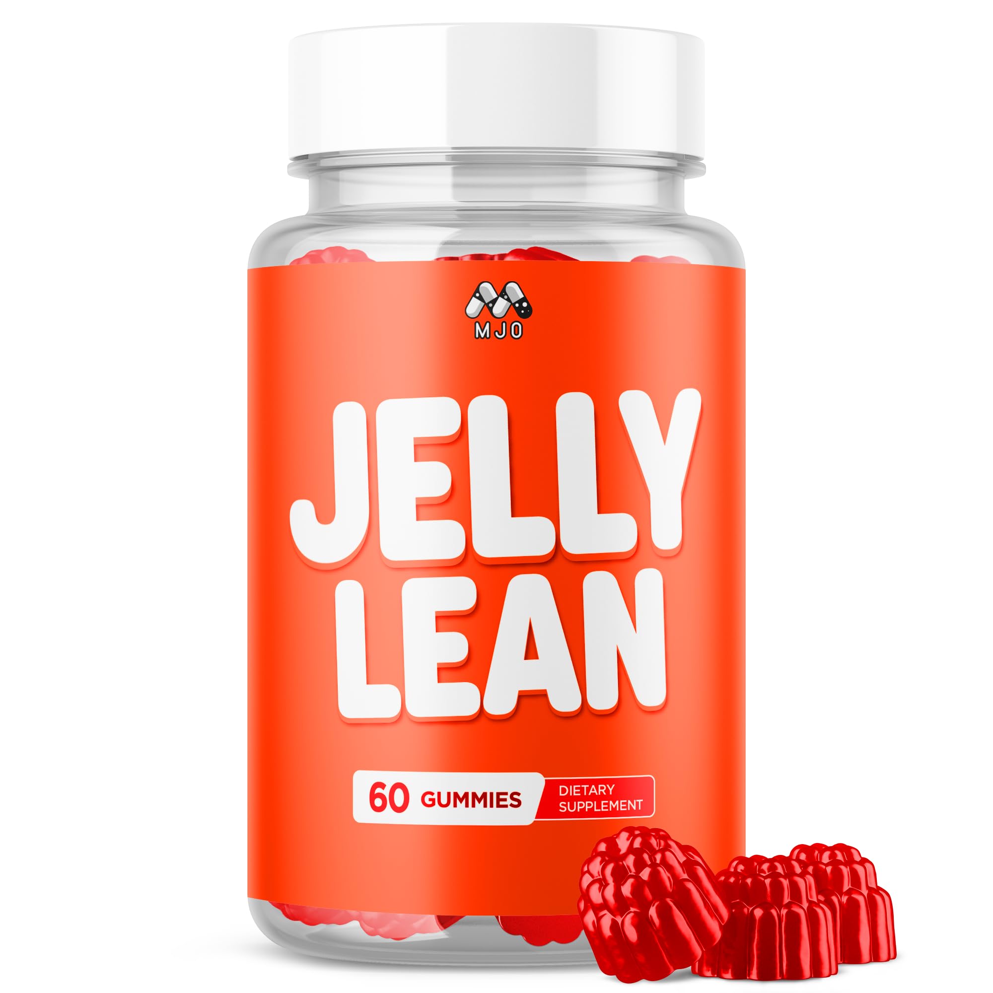 MJO Jelly Lean Gummies bottle front view with 30 servings