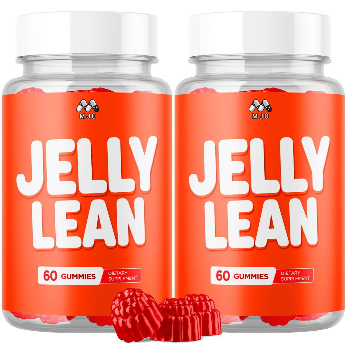 MJO Jelly Lean Gummies bottle front view with 30 servings