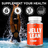 MJO Jelly Lean Gummies with a measuring spoon