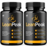 MJO Lean Peak blended vitamin and mineral supplement bottle front view