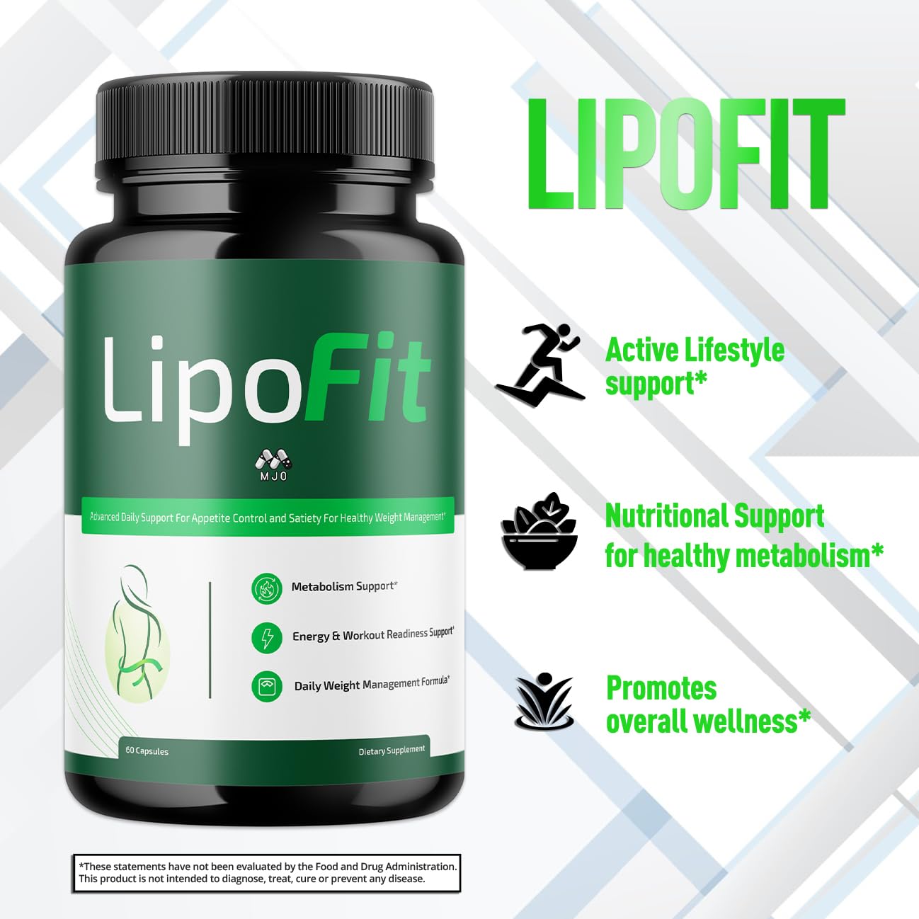 MJO Lipo Fit Capsules bottle back view
