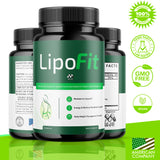 MJO Lipo Fit Capsules side view showing ingredients list