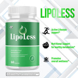 MJO Lipo Less Capsules opened bottle with capsules visible