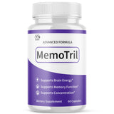 MJO Memotril Capsules bottle front view with 30 servings