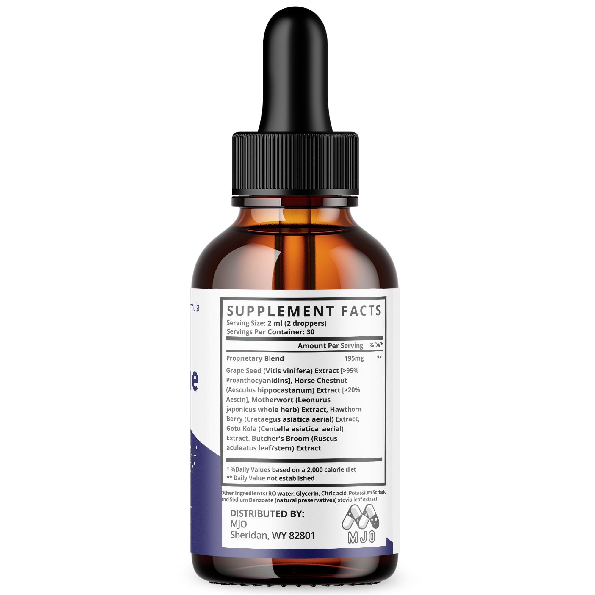 MJO Neurodyne Drops bottle with measuring dropper