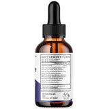 MJO Neurodyne Drops bottle with natural ingredients in background