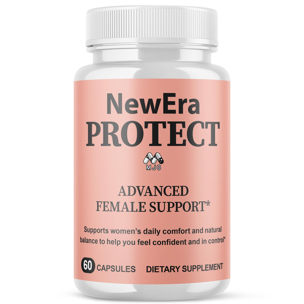 MJO New Era Protect Capsules bottle front view