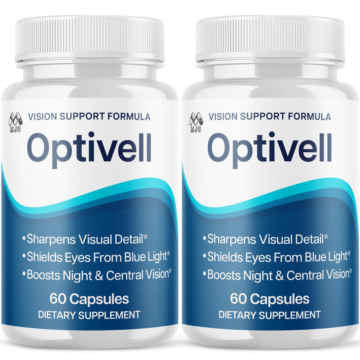 MJO Optivell Eye Capsules bottle front view